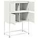 Credenza Bianca 68,5x38,5x107 Cm In Acciaio - Foto miniatura 9