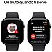 Watch Series 10 Serie 10 GPS + Cellular 46mm Cassa in Titanio color Ardesia con Nero Sport Band - M /L - Foto miniatura 6