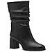 Heeled Boots Stivali Sintetico E Tessile Scarpe Donna Nero Eu 39, 1-25335-43 020 - Foto miniatura 1