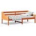Dormeuse Senza Materasso Marrone Cera 100x200 Cm Legno Di Pino - Foto miniatura 2