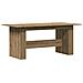 Tavolo Da Pranzo Rovere Artigianale 180x90x76 Cm In Truciolato - Foto miniatura 2