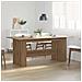 Tavolo Da Pranzo Rovere Artigianale 180x90x76 Cm In Truciolato - Foto miniatura 3
