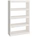 Libreria /divisorio Bianco 80x30x135,5 Cm In Massello Di Pino - Foto miniatura 1