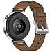 Cinturino In Pelle Premium Per Orologi Huawei E Honor Brown 20 Mm - Foto miniatura 1