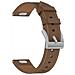 Cinturino In Pelle Premium Per Orologi Huawei E Honor Brown 20 Mm - Foto miniatura 3