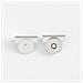 Chiusura Magnetica A Scatto Per Borse E Borsette (10 Pezzi) Silver - Foto miniatura 2