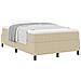 Letto Box Spring con Materasso Beige 120x200 cm Tessuto in corduroy - Foto miniatura 1