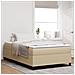 Letto Box Spring con Materasso Beige 120x200 cm Tessuto in corduroy - Foto miniatura 2