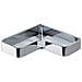 Portaoggetti Angolare Per Doccia Da Muro In Ottone, Acciaio Inox Aisi 304 E Cromall A983 Serie Il Giglio Cromato - Foto miniatura 1