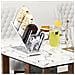Portabicchieri Da Tè E Caffè Rimovibile In Metallo Bianco - Organizzazione Versatile Per Casa, Ufficio E Negozi - Foto miniatura 4