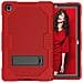 Custodia Per Samsung Galaxy Tab A7 10.4"" Armored Con Supporto Rosso - Foto miniatura 2