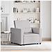 Divano Letto Singolo Grigio nuvola 90 x 165 x 87 cm Tessuto - Foto miniatura 2