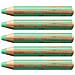 woody 3 in 1 - Matita colorata Multi-Funzione - Confezione da 5 - Verde pastello - Foto miniatura 1