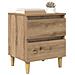 Mobiletti da letto 2 pcs Rovere artigianale 40 x 35 x 50 cm - Foto miniatura 3