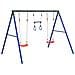 Set Gioco da Esterno con Altalene e Trapezio - Foto miniatura 1