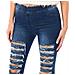 Leggings Lunghi Da Donna In Stile Jeans D2001 - Foto miniatura 3