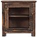 Comodino In Legno E Vetro 38x24x40h Cm - Foto miniatura 2