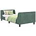 Struttura letto bambini con testata Verde Mare 80 x 200 cm - Foto miniatura 1