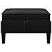 Pouf con Storage Nero Velluto - Foto miniatura 4