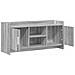 Mobile TV 102 x 33 x 47 cm Sonoma grigio Legno ingegnerizzato - Foto miniatura 3