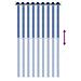 Tenda a Rullo Esterno Blocco UV 90% Strisce Blu e Bianche HDPE - Foto miniatura 9