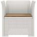 Poltrona a 1 Posto con Cuscino Aspetto Rattan PP Bianco - Foto miniatura 3