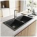 Lavello da cucina a doppia vasca Granito 86 x 51 x 30 cm - Foto miniatura 2