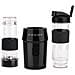 Mini Frullatore Per Smoothie, 2 Borracce Da 570 Ml Con Coperchi Da Viaggio, Portatile, 4 Lame In Acciaio Inossidabile, 300 W, Lavabile In Lavastoviglie, Nero - Foto miniatura 3