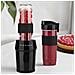 Mini Frullatore Per Smoothie, 2 Borracce Da 570 Ml Con Coperchi Da Viaggio, Portatile, 4 Lame In Acciaio Inossidabile, 300 W, Lavabile In Lavastoviglie, Nero - Foto miniatura 4