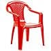 4 Sedie in polipropilene per bambini cm 36,5x40x52 H Colore rosso - Foto miniatura 3