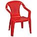 4 Sedie in polipropilene per bambini cm 36,5x40x52 H Colore rosso - Foto miniatura 1