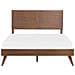 Letto A Doghe In Legno Marrone Scuro 160 X 200 Cm Istres - Foto miniatura 2