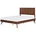 Letto A Doghe In Legno Marrone Scuro 160 X 200 Cm Istres - Foto miniatura 14