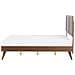 Letto A Doghe In Legno Marrone Scuro 160 X 200 Cm Istres - Foto miniatura 15