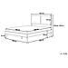 Letto A Doghe In Legno Marrone Scuro 160 X 200 Cm Istres - Foto miniatura 3