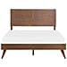 Letto A Doghe In Legno Marrone Scuro 160 X 200 Cm Istres - Foto miniatura 8