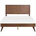 Letto A Doghe In Legno Marrone Scuro 160 X 200 Cm Istres - Foto miniatura 17