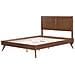 Letto A Doghe In Legno Marrone Scuro 160 X 200 Cm Istres - Foto miniatura 18