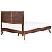 Letto A Doghe In Legno Marrone Scuro 160 X 200 Cm Istres - Foto miniatura 13
