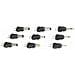 Kit Adattatori Per Alimentatore Mw 8xc2 Con 2 Adattatori Jack E 7 Adattatori Dc Dritti 9 Parti - Foto miniatura 1