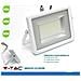 Faro Led Smd 10w 20w 30w 50w 100w Ultra Slim Da Esterno Colore Bianco - 100 Caldo - Foto miniatura 1