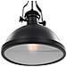 Lampada da Soffitto Nera Rotonda E27 - Foto miniatura 2