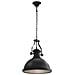 Lampada da Soffitto Nera Rotonda E27 - Foto miniatura 3