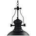 Lampada da Soffitto Nera Rotonda E27 - Foto miniatura 4