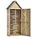Capanno da Giardino con Porta 77x28x178 cm in Pino Impregnato - Foto miniatura 2