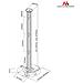 Supporto Staffa Proiettore Videoproiettore 80-980mm Universale Regolabile Da Soffitto Fino A 10kg - Foto miniatura 3
