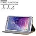 Custodia Compatibile Con Samsung Galaxy J4 2018 In Grigio Chiaro Marrone - Coperchio Protettiva Con Chiusura Magnetica, Funzione Stand E Tasca Per Le Carte - Foto miniatura 3