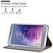 Custodia Compatibile Con Samsung Galaxy J4 2018 In Grigio Chiaro Marrone - Coperchio Protettiva Con Chiusura Magnetica, Funzione Stand E Tasca Per Le Carte - Foto miniatura 7