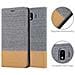 Custodia Compatibile Con Samsung Galaxy J4 2018 In Grigio Chiaro Marrone - Coperchio Protettiva Con Chiusura Magnetica, Funzione Stand E Tasca Per Le Carte - Foto miniatura 10