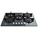 Piano Cottura HAGD 72S / MR a Gas 5 Fuochi Gas Colore Nero - Foto miniatura 2
